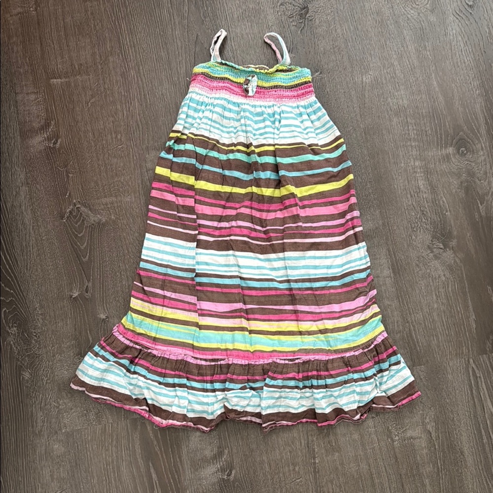 Old Navy Multicolor Striped Kids Dress Size 5T